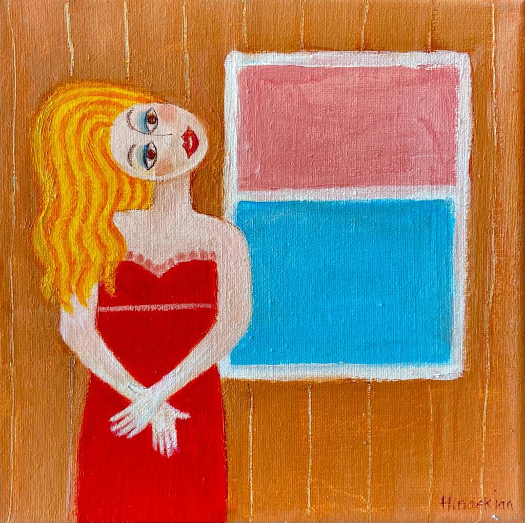 COLORFUL AND PLAYFUL JUST AS LOVE IS - VALENTINE GIFT CARD