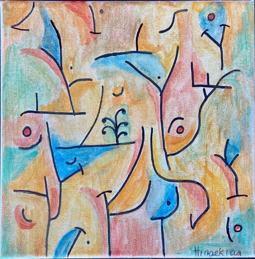 COLORFUL AND PLAYFUL JUST AS LOVE IS - VALENTINE GIFT CARD